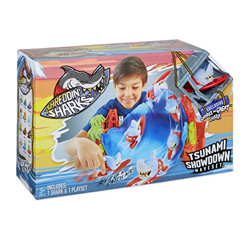 Shreddin' Sharks Tsunami Showdown Playset for Collectible Stunt Figures - sctoyswholesale