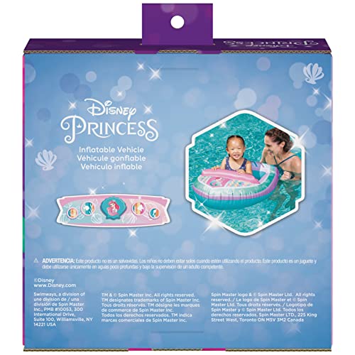 Swimways Disney Princess Ariel Inflatable Water Boat Vehicle - sctoyswholesale