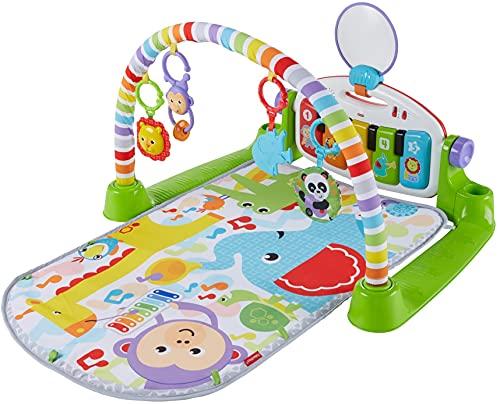 Fisher-Price Deluxe Kick 'n Play Piano Gym, Green, Gender Neutral (Frustration Free Packaging) - sctoyswholesale