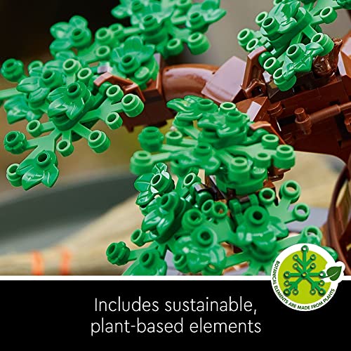 LEGO Icons Bonsai Tree Building Set for Adults, Plants Home Décor, DIY Projects