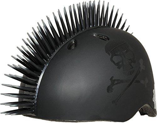 Krash Jolly Roger Mohawk Helmet, Youth 8+ Years, Black - sctoyswholesale