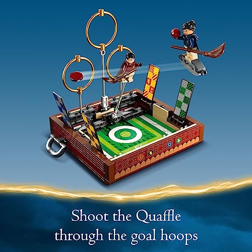 LEGO Harry Potter Quidditch Trunk 76416 Buildable Harry Potter Toy; Birthday Gift Idea for Kids Aged 9+; Open the Buildable Box to Reveal a Quidditch Playing Arena; Includes 4 Customizable Minifigures