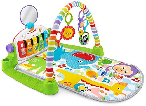 Fisher-Price Deluxe Kick 'n Play Piano Gym, Green, Gender Neutral (Frustration Free Packaging) - sctoyswholesale