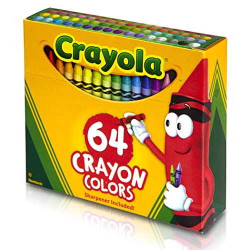 Crayola Crayons, Regular Size, 64 Count - sctoyswholesale