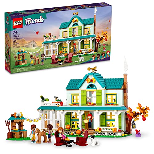 LEGO Friends Autumn's House, Dolls House Playset with Accessories, Toy Horse & Mia Mini-Doll, Toys for Girls and Boys