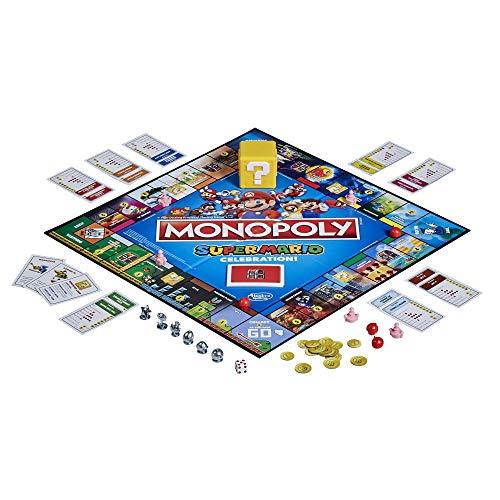 Monopoly Super Mario Celebration Edition Board Game for Super Mario Fans for Ages 8 and Up - sctoyswholesale