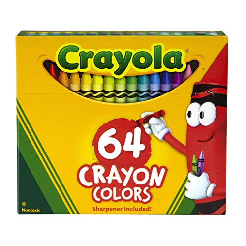 Crayola Crayons, Regular Size, 64 Count - sctoyswholesale