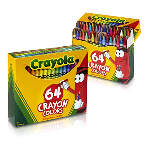 Crayola Crayons, Regular Size, 64 Count - sctoyswholesale