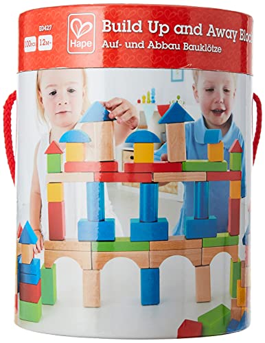 Wooden Building Block Set (100 pieces) Award Winning Hape Kid's