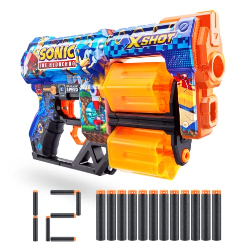 X-Shot Skins Dread Foam Dart Blaster (12 Dart) by ZURU