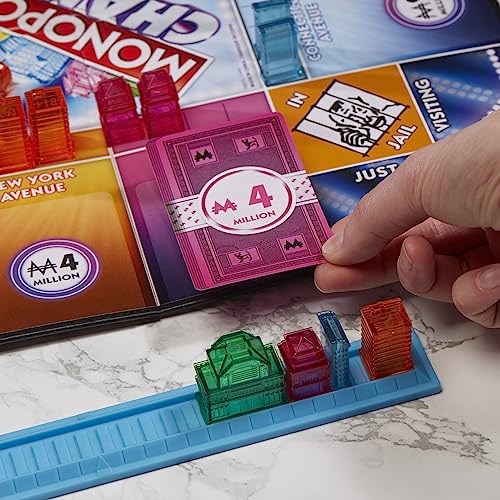 Hasbro Gaming Monopoly Chance Board Game for Adults and Kids | Fast-Paced Family Party Game | Ages 8+ | 2-4 Players | 20 Mins. Average