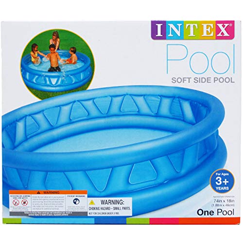 74 x 18 inches Soft Side Pool in Color Box, Age 3+, Case of 3