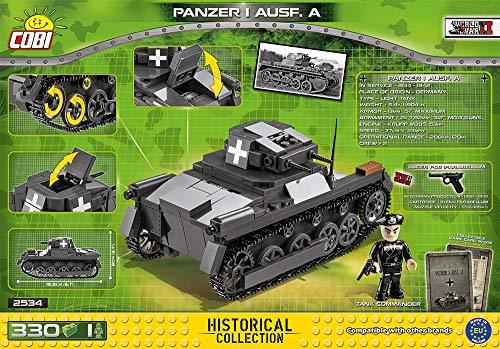 COBI 2534 Panzer I Ausf.A Building Blocks, Grey, Multicolor - sctoyswholesale