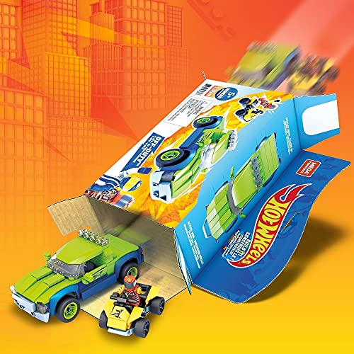 Hot Wheels Mega Construx Off-Duty and ATV Construction Set, Building Toys - sctoyswholesale