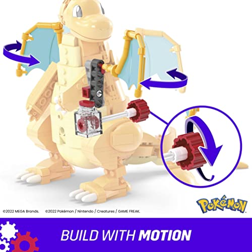 MEGA Pokémon Action Figure Building Toys For Kids, Dragonite With 388 Pieces