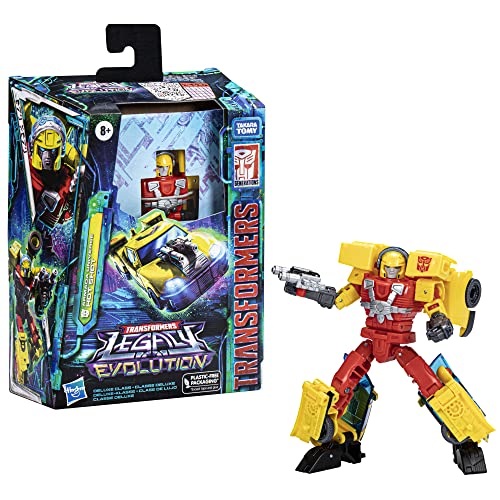 Transformers Toys Legacy Evolution Deluxe Armada Universe Hot Shot Toy, 5.5-inch, Action Figure for Boys and Girls Ages 8 and Up