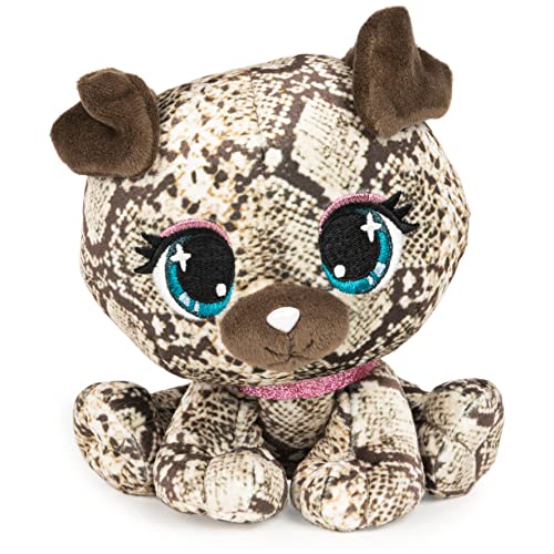 GUND P.Lushes Designer Fashion Pets Bella Boa Dog Premium Stuffed Animal Soft Plush, Snake Skin, 6” - sctoyswholesale