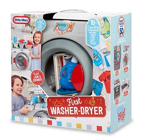 Little Tikes First Washer-Dryer Realistic Pretend Play Appliance for Kids, Multicolor - sctoyswholesale