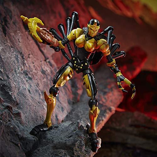 Transformers Toys Generations War for Cybertron: Kingdom Deluxe WFC-K5 Blackarachnia Action Figure - Kids Ages 8 and Up, 5.5-inch - sctoyswholesale