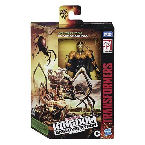 Transformers Toys Generations War for Cybertron: Kingdom Deluxe WFC-K5 Blackarachnia Action Figure - Kids Ages 8 and Up, 5.5-inch - sctoyswholesale