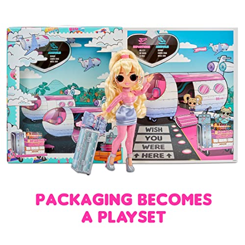 L.O.L. Surprise! World Travel™ Fly Gurl Fashion Doll with 15 Surprises Including Fashion Outfit, Accessories and Reusable Playset – Great Gift for Girls Ages 4+