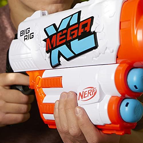 NERF Mega XL Big Rig Blaster, Largest Mega Darts Ever, 3 Mega XL Whistler Darts - sctoyswholesale