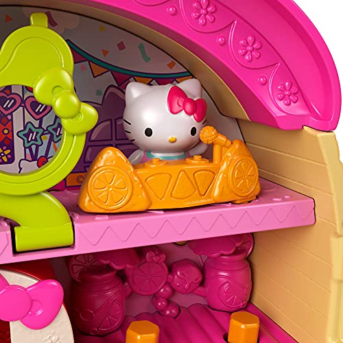 Hello Kitty Taco Party Compact Playset with 2 Sanrio Minis Figures, Stationery Notepad and Accessories - sctoyswholesale