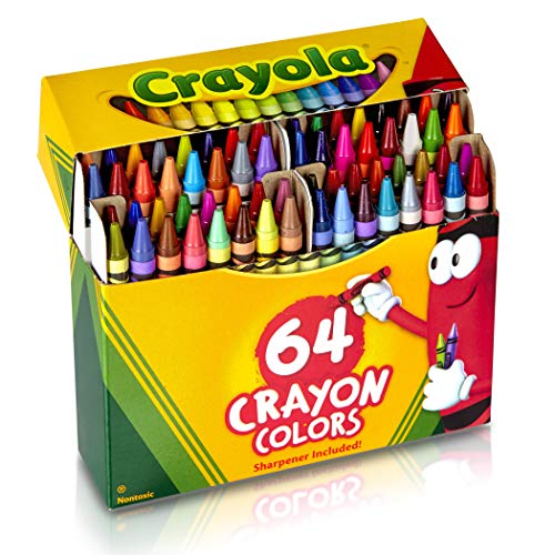 Crayola Crayons, Regular Size, 64 Count - sctoyswholesale