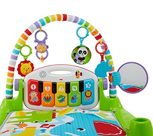 Fisher-Price Deluxe Kick 'n Play Piano Gym, Green, Gender Neutral (Frustration Free Packaging) - sctoyswholesale