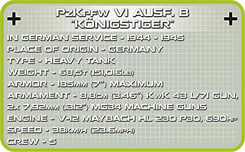 COBI Historical Collection PzKpfw VI AUSF. B KONIGSTIGER - 1000 Pieces - sctoyswholesale