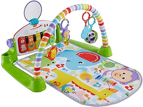 Fisher-Price Deluxe Kick 'n Play Piano Gym, Green, Gender Neutral (Frustration Free Packaging) - sctoyswholesale