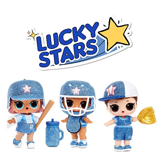 L.O.L. Surprise! All-Star B.B.s Sports Series 1 Baseball Sparkly Dolls with  Surprises