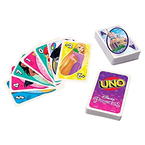 UNO Disney Princesses Matching Card Game, 112 Cards with Unique Wild Card & Instructions - sctoyswholesale