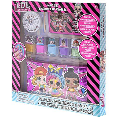 L.O.L Surprise! Townley Girl Peel- Off Nail Polish Activity Set for Girls - sctoyswholesale