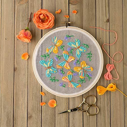 Leisure Arts Mini Maker Embroidery Kit, Transluscent Organza - sctoyswholesale