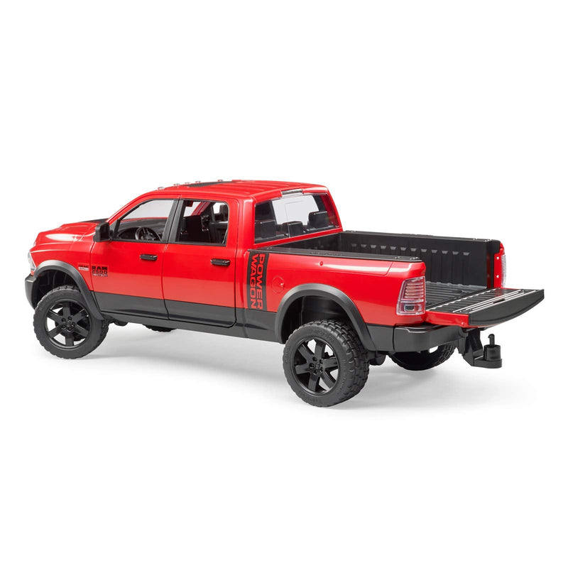 Bruder Toys - Recreational Realistic RAM 2500 Power Pick Up Truck with Openable Doors and Tailgate - Ages 3+