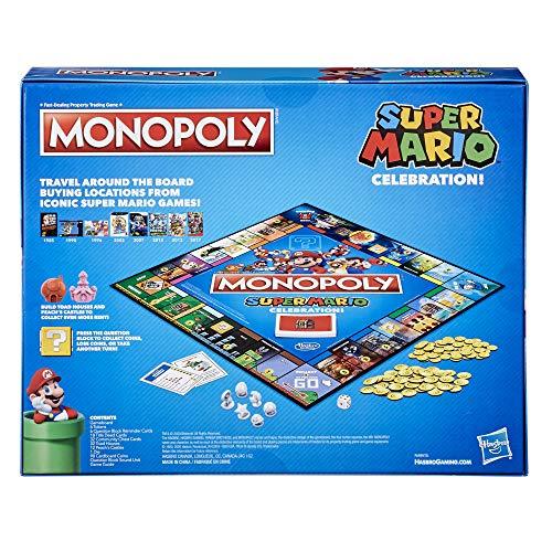 Monopoly Super Mario Celebration Edition Board Game for Super Mario Fans for Ages 8 and Up - sctoyswholesale