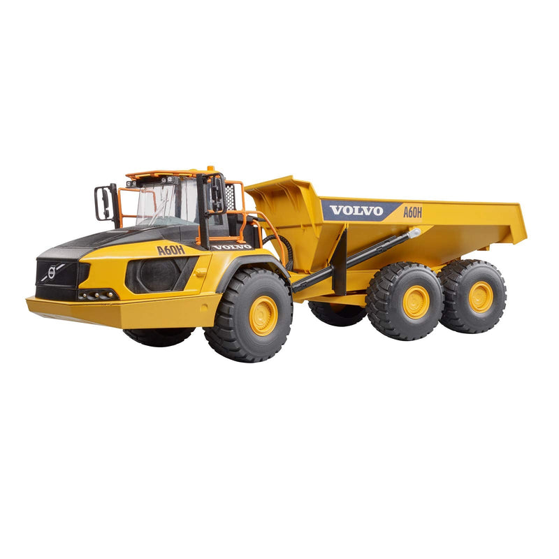 Bruder Volvo A60H Hauler for Construction Pretend Play Indoors, Outdoors, in Sand and Snow, 02455