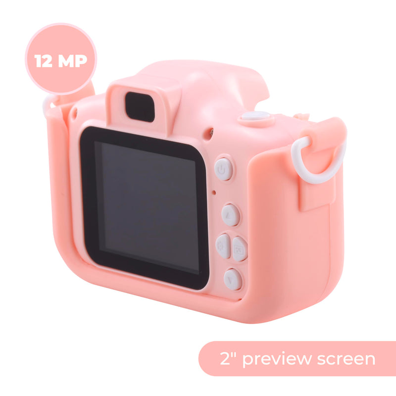 VIVITAR Kids Tech - Kids Camera 2" Screen for Joyful Moments - Snap 12MP Pics, Record 1080p HD Videos, Build in Games, Durable Drop-Proof Case, USB Rechargeable for Non-Stop Fun