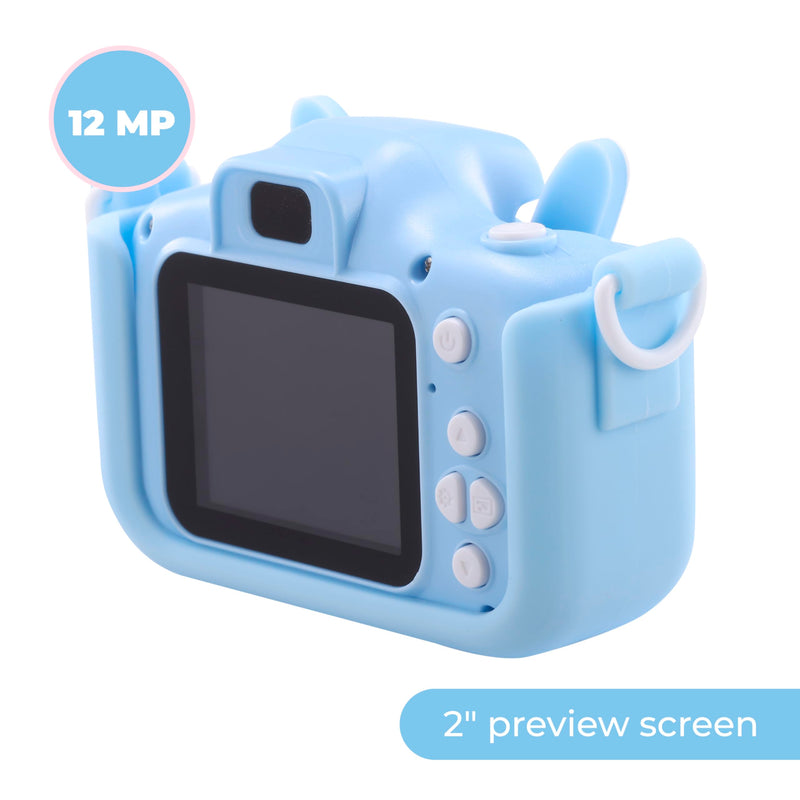 VIVITAR Kids Tech - Kids Camera 2" Screen for Joyful Moments - Snap 12MP Pics, Record 1080p HD Videos, Build in Games, Durable Drop-Proof Case, USB Rechargeable for Non-Stop Fun