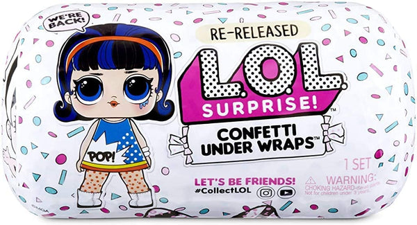 L.O.L. Surprise! Confetti Under Wraps Doll with 15 Surprises & Exclusive Doll Collectible and Accessories, for Ages 6 and Up | Surprise Pop of Confetti in Every Capsule Surprise Toys for Girls - sctoyswholesale