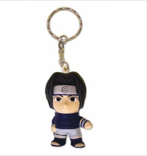 Naruto Sasuke 2" 3D Super Deform Keychain, Great Eastern - sctoyswholesale