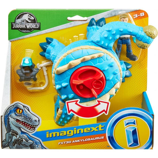 Fisher-Price Imaginext Jurassic World, Ankylosaurus Dinosaur - sctoyswholesale