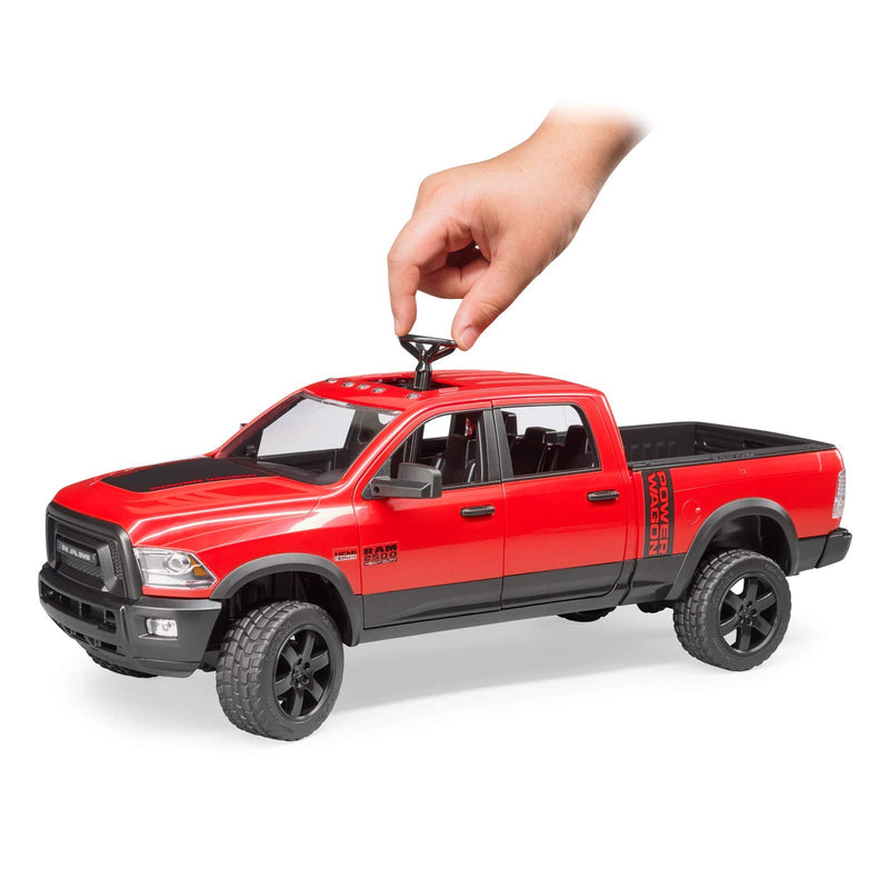 Bruder Toys - Recreational Realistic RAM 2500 Power Pick Up Truck with Openable Doors and Tailgate - Ages 3+