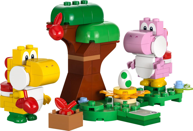 LEGO Super Mario Yoshis’ Egg-cellent Forest Expansion Set, Super Mario Collectible Toy for Kids, 2 Brick-Built Characters, Gift for Girls, Boys and Gamers Ages 6 and Up, 71428