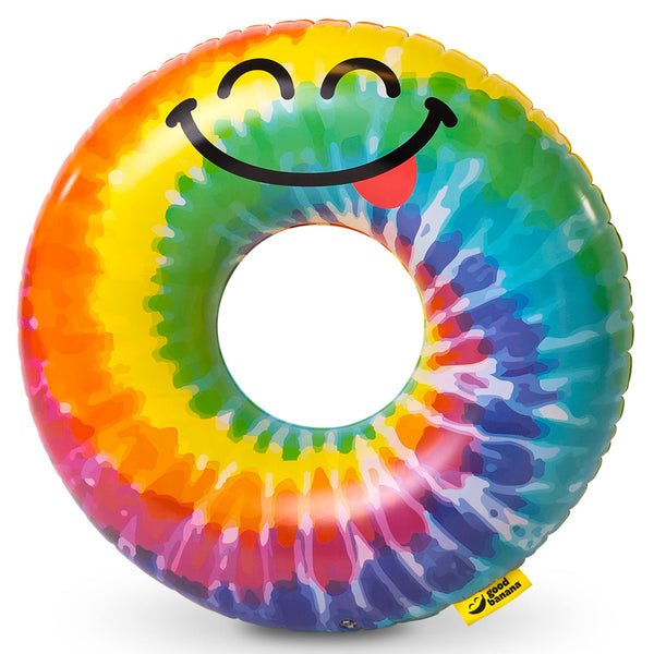 Good Banana: Tie-Dyed Pool Floatie - Kids Inflatable, Pool & Water Toy, Ages 3+