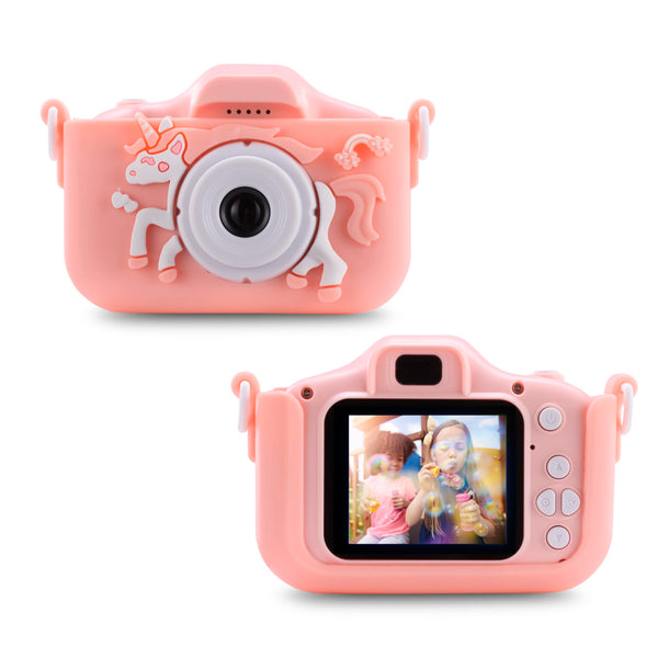 VIVITAR Kids Tech - Kids Camera 2" Screen for Joyful Moments - Snap 12MP Pics, Record 1080p HD Videos, Build in Games, Durable Drop-Proof Case, USB Rechargeable for Non-Stop Fun