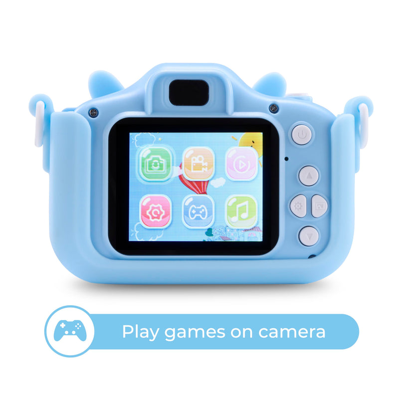 VIVITAR Kids Tech - Kids Camera 2" Screen for Joyful Moments - Snap 12MP Pics, Record 1080p HD Videos, Build in Games, Durable Drop-Proof Case, USB Rechargeable for Non-Stop Fun