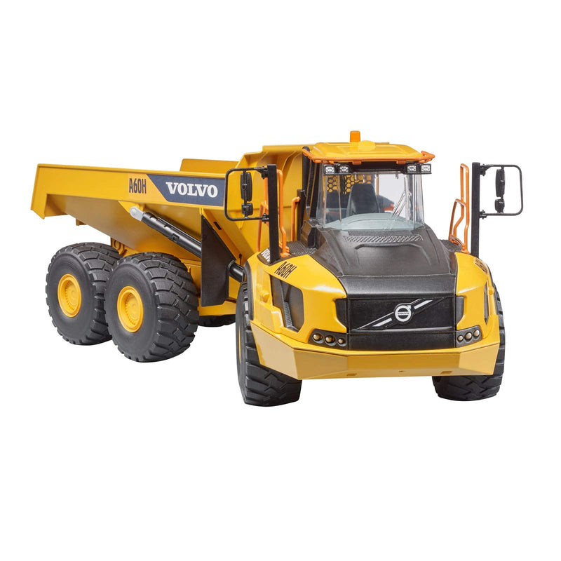 Bruder Volvo A60H Hauler for Construction Pretend Play Indoors, Outdoors, in Sand and Snow, 02455