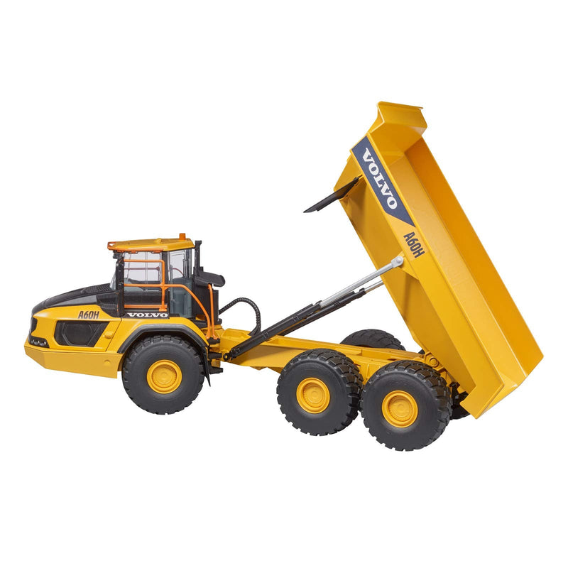 Bruder Volvo A60H Hauler for Construction Pretend Play Indoors, Outdoors, in Sand and Snow, 02455